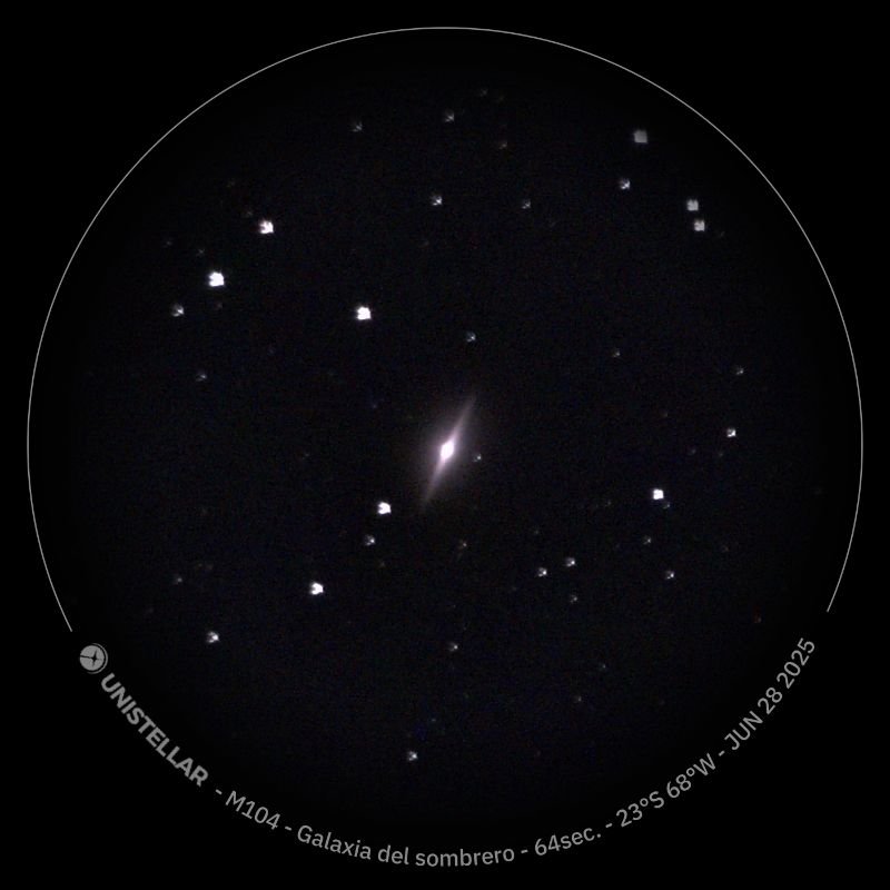 Cúmulo estelar capturado durante tour astronómico