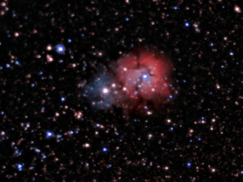 Objeto celeste fotografiado con telescopio Unistellar