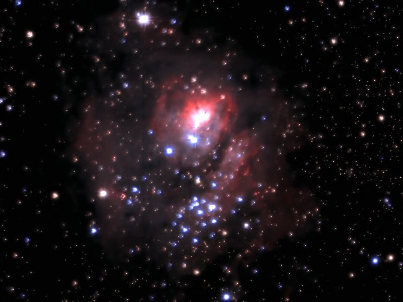 Nebulosa del Anillo capturada con eVscope